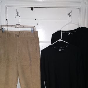 Pants plus Two Shirts